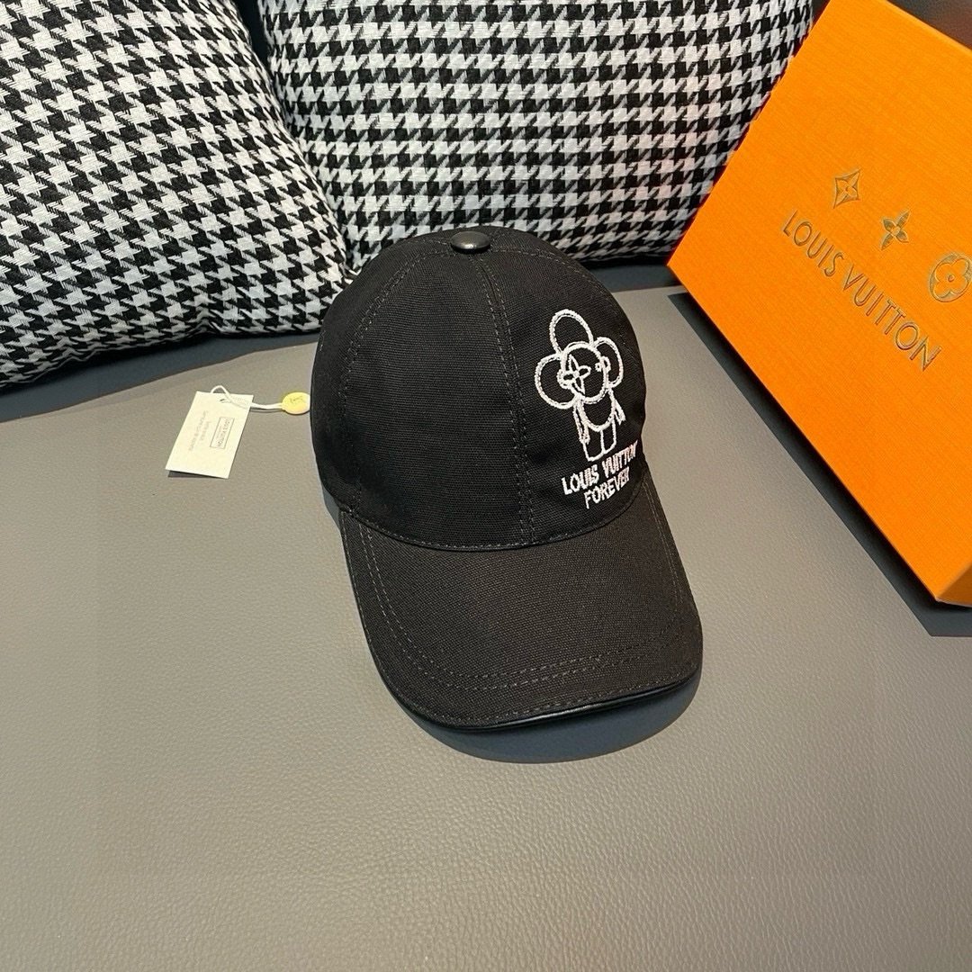 LV embroidered baseball cap - Image 3