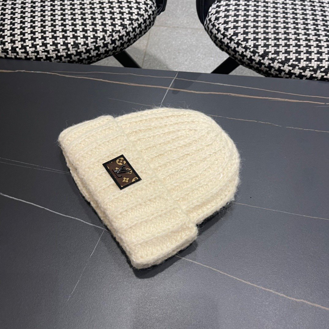LV fair Island style retro knitted hat - Image 2