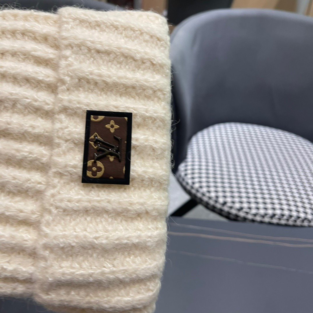 LV fair Island style retro knitted hat - Image 5