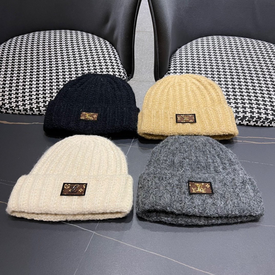 LV fair Island style retro knitted hat - Image 8