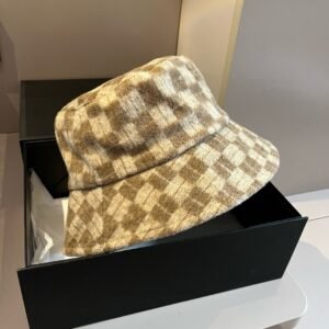 LV chessboard fisherman hat