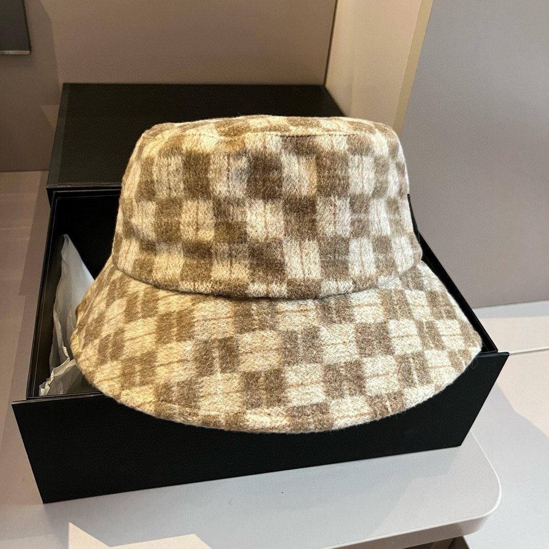 LV chessboard fisherman hat - Image 4