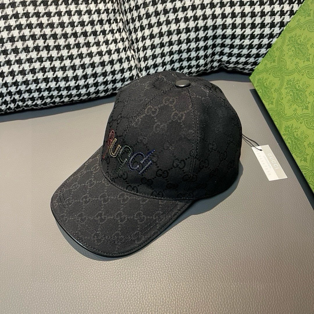 GUCCI artistic embroidered baseball cap - Image 2