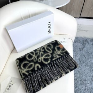 LOEWE wool mohair scarf