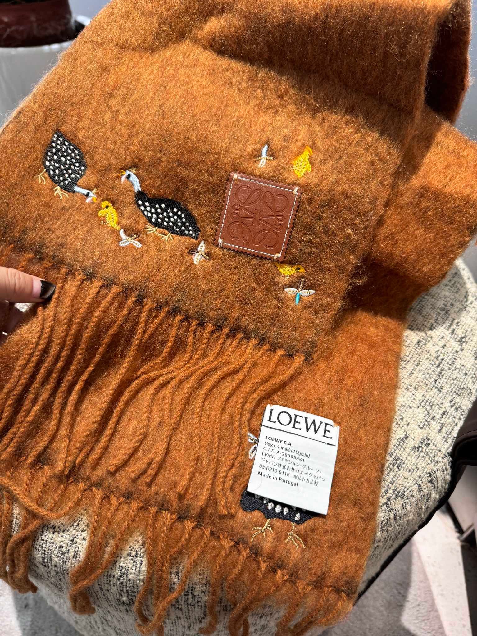 LOEWE color blocked scarf - Image 4