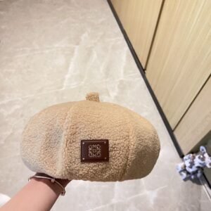 LOEWE lambhair octagonal beret
