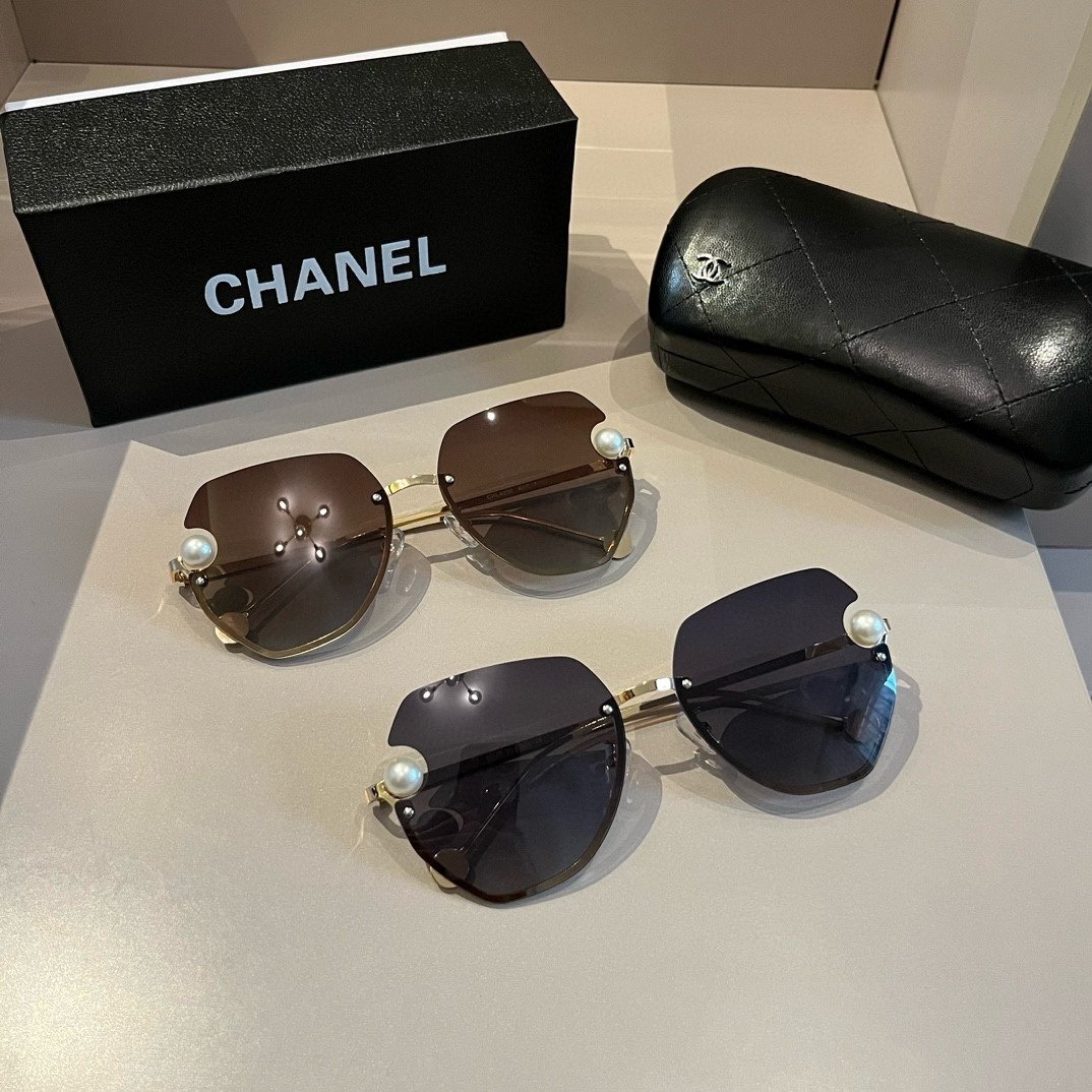 Chanel Pearl Sun Sunglasses