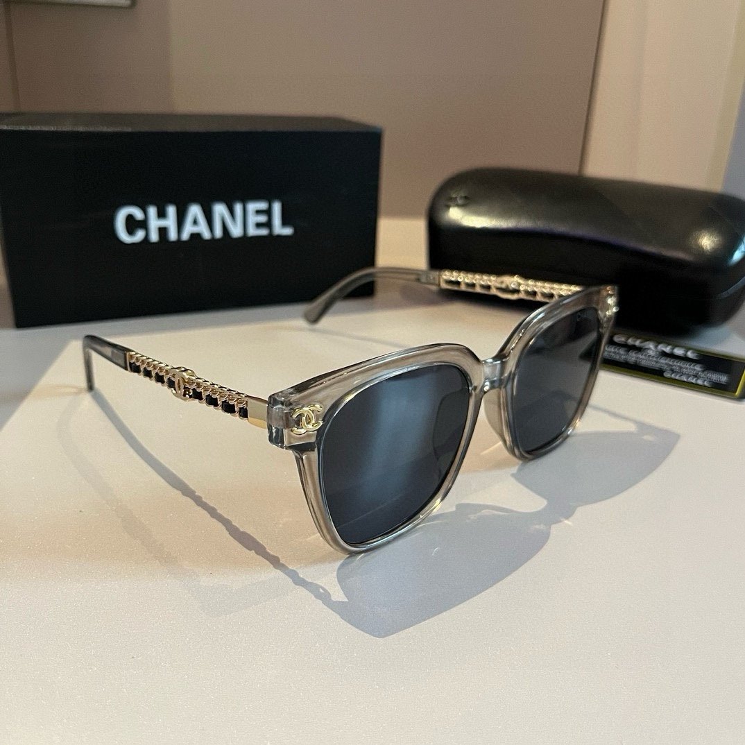 2 colors-Chanel Large box sunglasses - Image 2