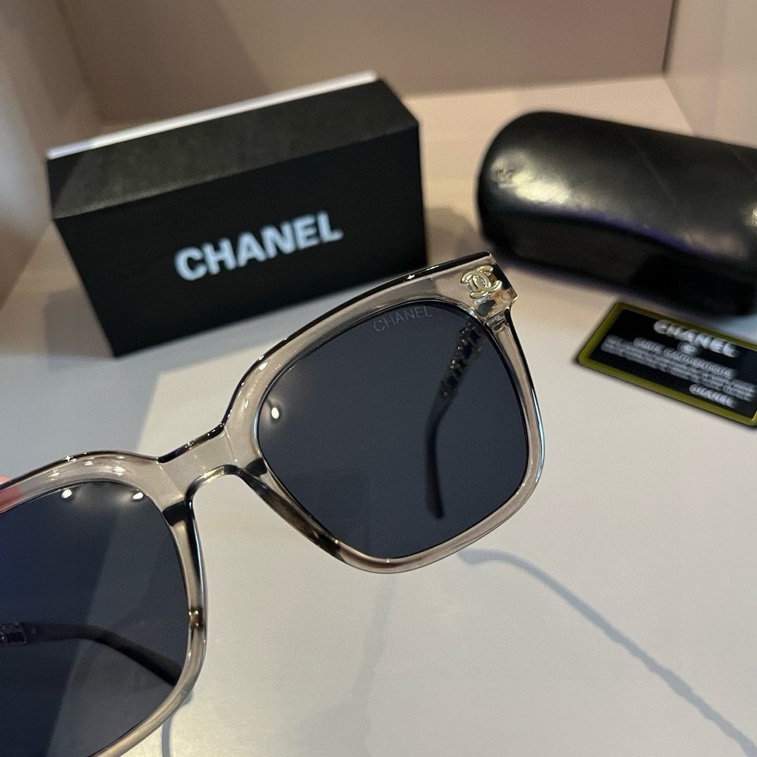 2 colors-Chanel Large box sunglasses - Image 3