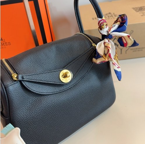 Lindi bag mini Lindi cowhide single shoulder hand-held women's bag - Image 8