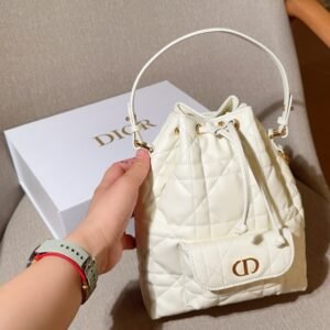Dior Women's Bucket Bag Handheld Single Shoulder Crossbody Bag 2025 New Edition