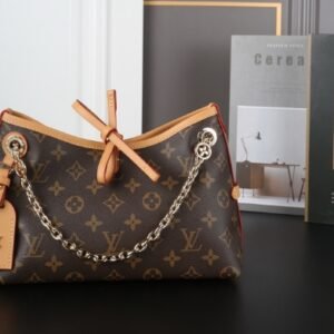LV Louis Vuitton Carryall Vintage Chain Shoulder Cross Handheld Tote Bag 25 New Style