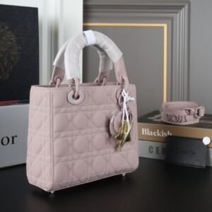 Vintage DIOR Women's Bag Lady Dior Mini Concubine Charter Sewing Single Shoulder Handbag