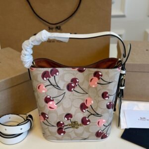 Coach Women's Handheld Single Shoulder Tote Bag, Vintage Single Shoulder Bag CZ772 Handbag