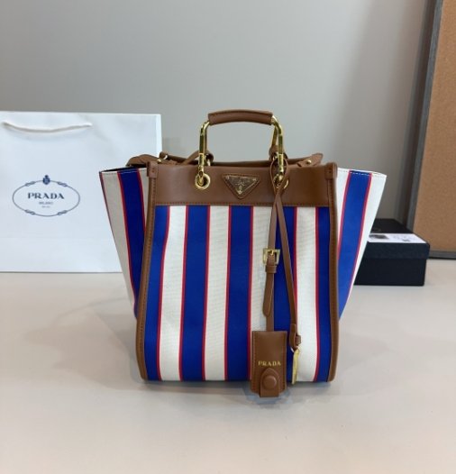 Prada Women's Printed Large Tote Bag