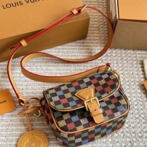 Louis Vuitton men's Damier É b è ne canvas crossbody bag Pharrell