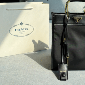 Prada Re Nylon Metal Handheld Tote Bag Tote Bag Shopping Bag Single Shoulder Handbag