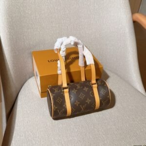 Louis Vuitton Vintage 19cm Mini Papillon Vintage Flower Handbag