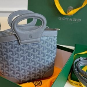 Goyard women's bag Beluga vintage floral print single shoulder crossbody bag mini handbag white 25 new style