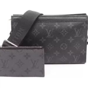 Louis Vuitton men's shoulder bag, coated/waterproof canvas messenger bag