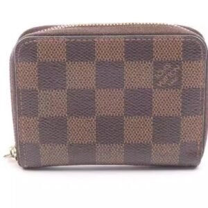 Louis Vuitton men's coin purse, zero wallet, coated/waterproof canvas zero wallet