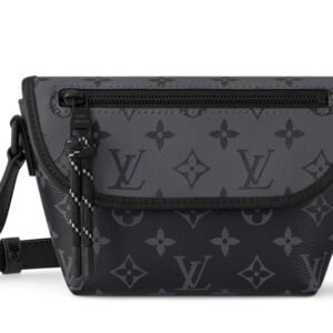 Louis Vuitton Men's Mini Bag Monogram Eclipse Canvas Snap Open New Style